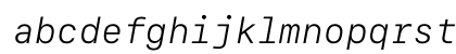 SF Mono Light Italic Preview