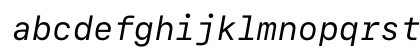 SF Mono Regular Italic Preview
