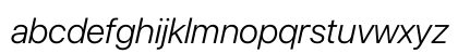 SF Pro Display Light Italic Preview