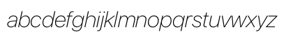 SF Pro Display Thin Italic Preview