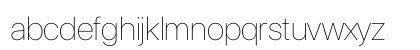 SF Pro Display Ultralight Lowercase Preview