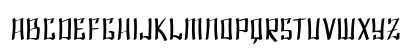 SF Shai Fontai Extended Regular Lowercase Preview