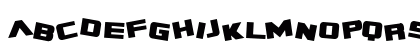 SF Zero Gravity Bold Lowercase Preview