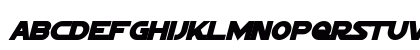Sigma Five Marquee Bold Italic Lowercase Preview
