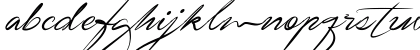 Signarita Zhai Regular Lowercase Preview