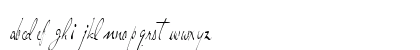 Sing Regular Lowercase Preview