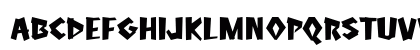 Sinkhole Regular Lowercase Preview