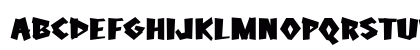 Sinkhole Bold Lowercase Preview