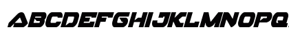 Skyhawk Condensed Italic Condensed Italic Lowercase Preview