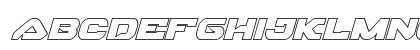 Skyhawk Outline Italic Italic Lowercase Preview