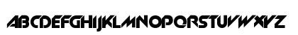 Slant Regular Lowercase Preview