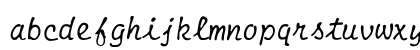 Smith-Corona EC1100 Script Regular Lowercase Preview