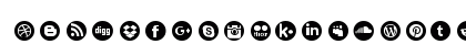 Social Circles Regular Lowercase Preview