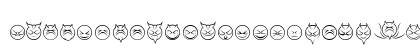 some devil faces Regular Lowercase Preview
