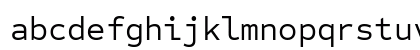 Sometype Mono Regular Lowercase Preview