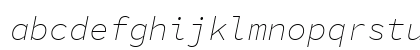 Source Code Pro ExtraLight Italic Preview