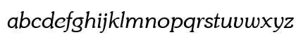 Souvienne Italic Lowercase Preview