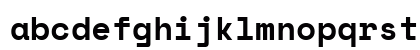 Space Mono Bold Lowercase Preview