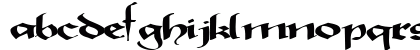 Sparrow Regular Lowercase Preview