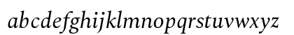 Spectral Italic Lowercase Preview