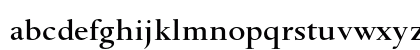 Spectrum MT Std Semibold Lowercase Preview