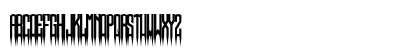 Spiked Regular Lowercase Preview