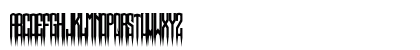 Spiked Regular Lowercase Preview