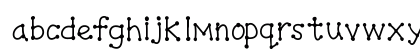 SpottyDottie Medium Lowercase Preview