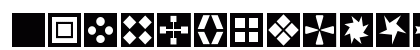 Square Things Normal Lowercase Preview