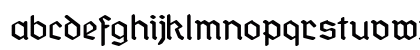 Standard Graf Regular Lowercase Preview