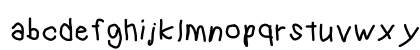 kindergarten Medium Lowercase Preview