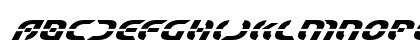 Starfighter Bold Super-Italic Bold Italic Lowercase Preview