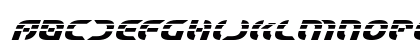 Starfighter Laser Bold Italic Lowercase Preview