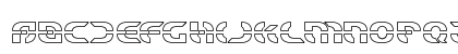 Starfighter Outline Outline Lowercase Preview