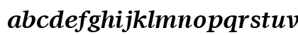 SterlingSSK Bold Italic Lowercase Preview