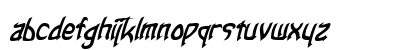 Taibaijan Bold Italic Lowercase Preview