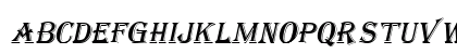 Tangiers Italic Lowercase Preview
