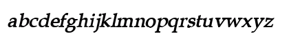 Tavern Bold Italic Lowercase Preview