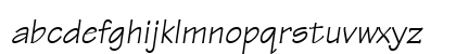 Technical Italic Lowercase Preview