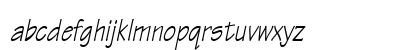 Techno-Condensed Italic Lowercase Preview
