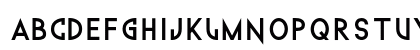 Techno Wanker Regular Lowercase Preview