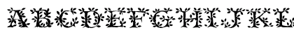 Tenderleaf Regular Lowercase Preview