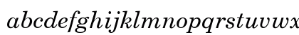 NewCenturySchlbk-Italic Regular Preview