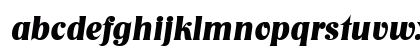 Tennessee Heavy SF Bold Italic Lowercase Preview