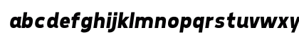 Tepeno Sans Bold Italic Lowercase Preview