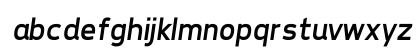 Tepeno Sans Italic Lowercase Preview