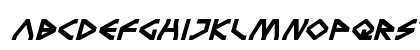 Terra Firma Italic Lowercase Preview