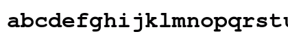 TeX Gyre Cursor Bold Lowercase Preview
