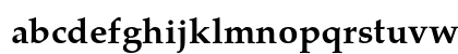 TeX Gyre Pagella Bold Lowercase Preview
