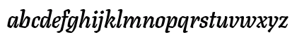 Texturina 72pt 72pt Regular Bold Italic Lowercase Preview